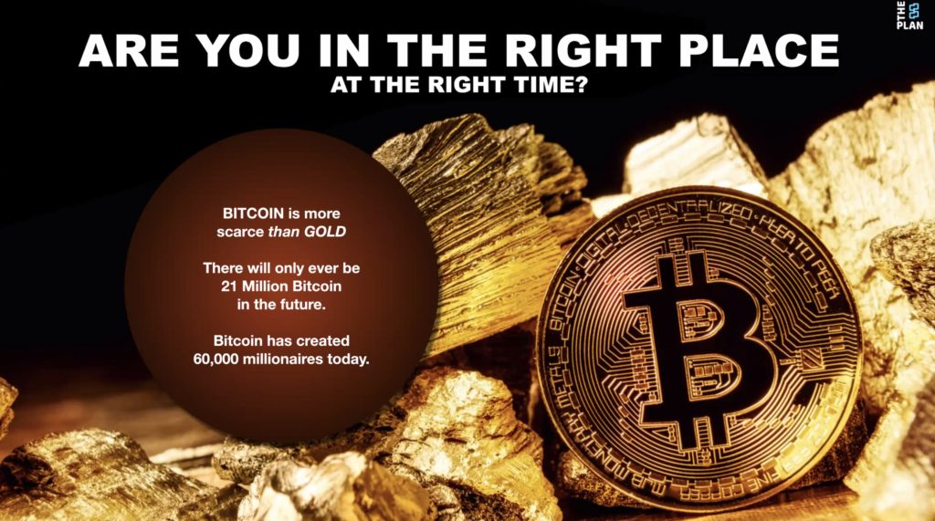 image of bitcoin and gold bullion with text about investing in crypto for beginners