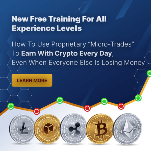 graphic ad offering free crypto training